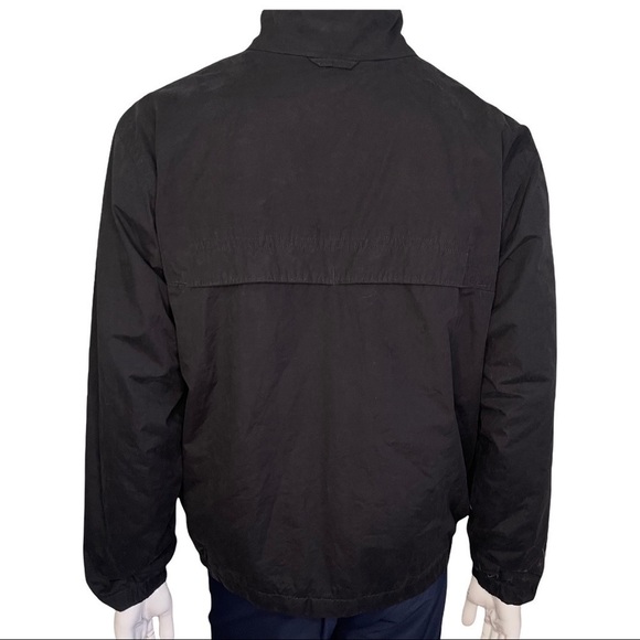 Columbia Men’s Black Full Zip Long Sleeved Lightweight Cotton Blend Jacket - Picture 6 of 16